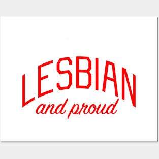 Lesbian and Proud Posters and Art